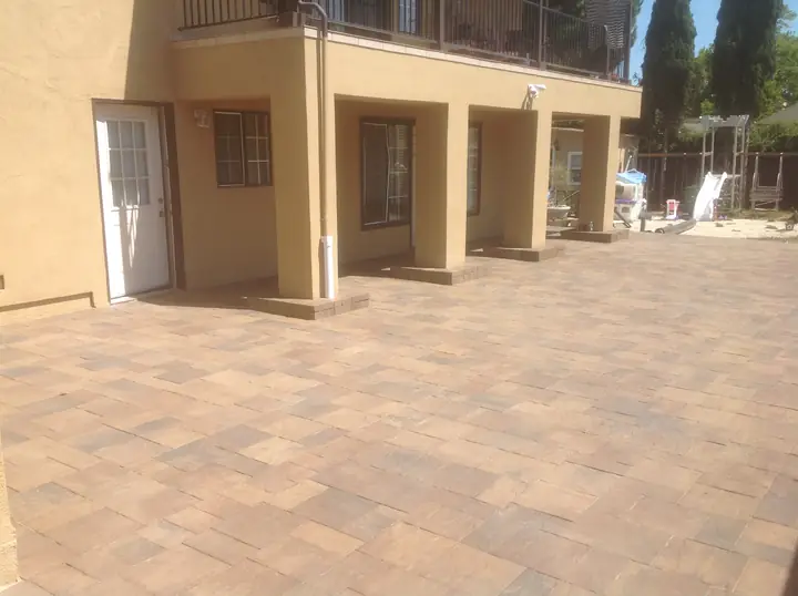 Driveway Paving Finished Paver Driveway Burlingame Ca