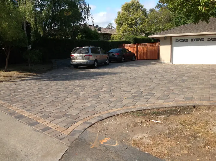 Driveway Paving Finished Paver Driveway