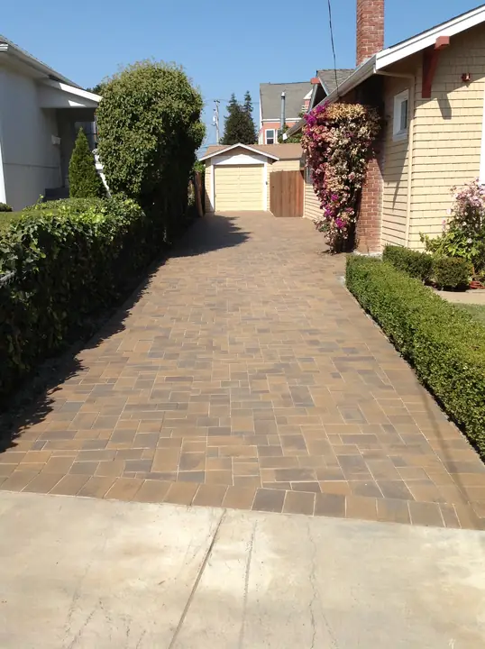 Driveway Paving New Paver Driveway After Install