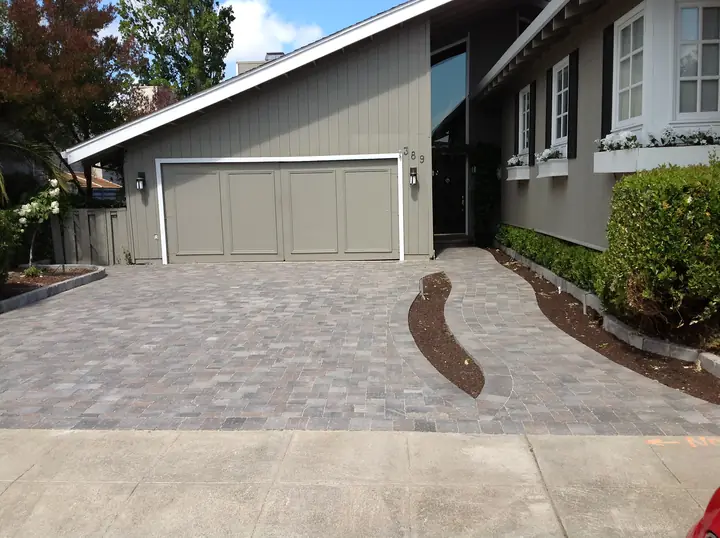 Driveway Paving Paver Driveway At The Front Gate Foster City Ca