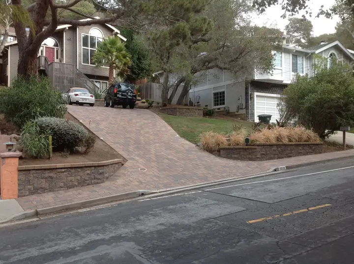 Driveway Paving Paver Driveway Down To The Street