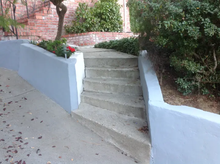 Outdoor Steps Masonry Paver Step Construction In Progress