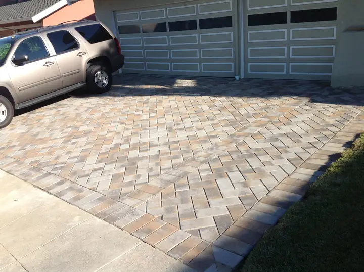 Paver Installation 45 Degree Herringbone Paver Pattern