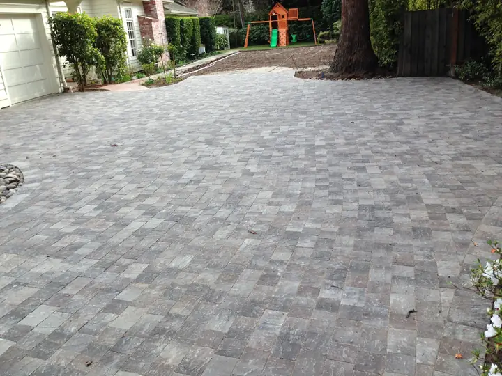 Walkway Paving Side Paver Walkway Along The House Menlo Park Ca